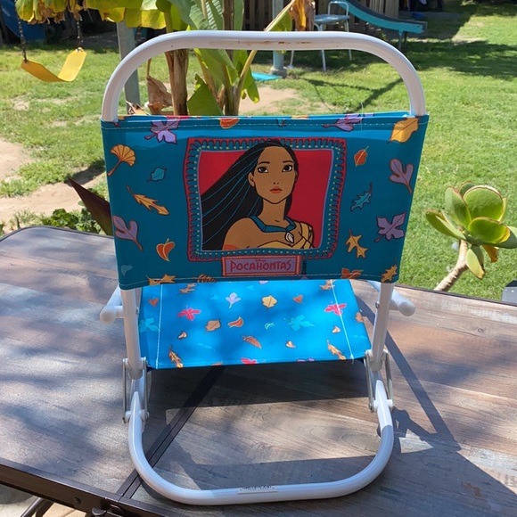 Disney Accessories - Disney Pocahontas sand chair beach chair camping game chair foldable portable